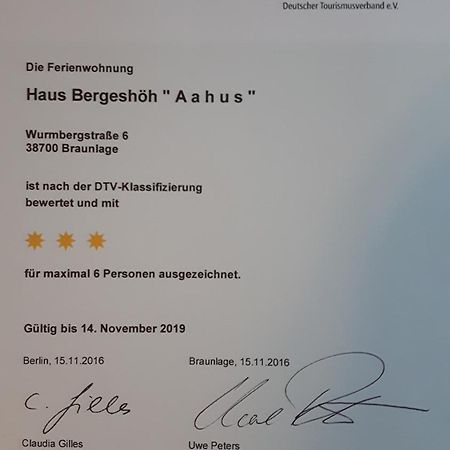 Haus Bergeshoeh เบราน์ลาเกอ ภายนอก รูปภาพ